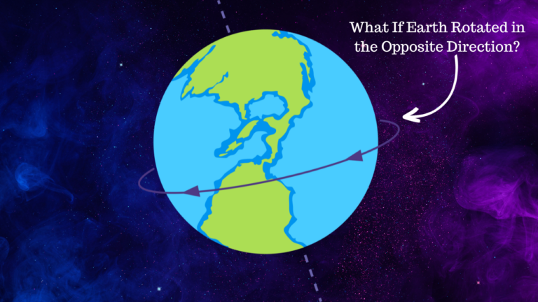 What If Earth Rotated in the Opposite Direction?