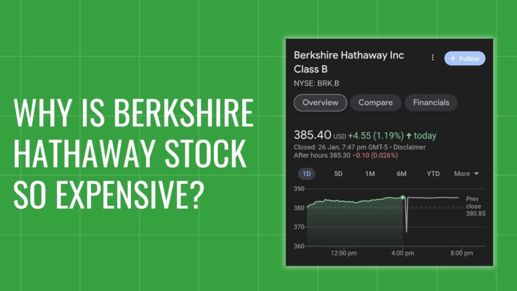 Why Is Berkshire Hathaway Stock So Expensive?