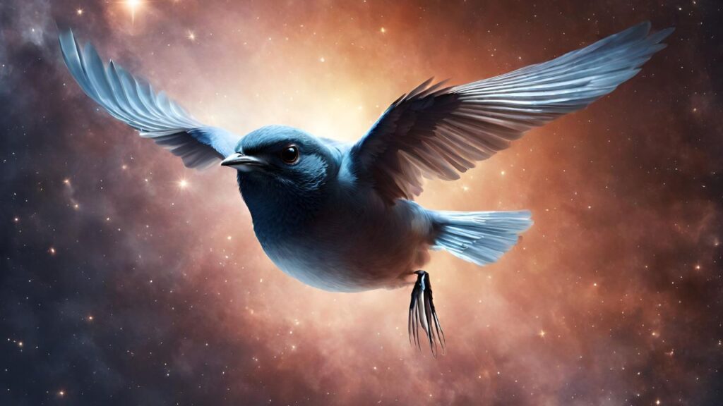 can birds fly in space